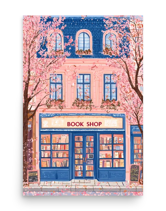 The Pastel Bookshop by Nicolas Aqo
