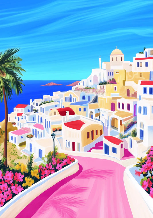 Colors of Santorini
