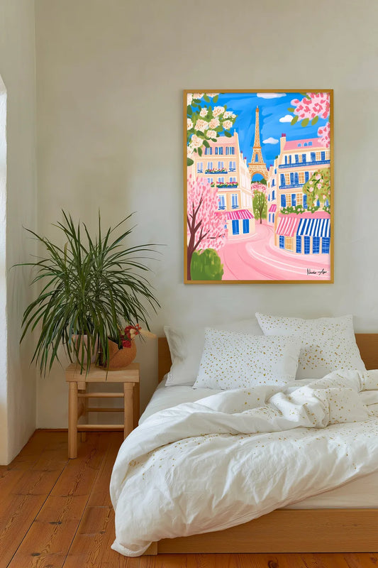 Pastel Paris Morning — Art Print